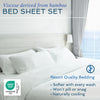 Hotel Sheets Direct 100% Viscose Derived from Bamboo Sheets Queen - Cooling Luxury Bed Sheets w Deep Pocket - Silky Soft - Sand