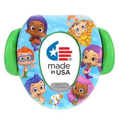 Nickelodeon Bubble Guppies Soft Potty Seat and Potty Training Seat - Soft Cushion, Baby Potty Training, Safe, Easy to Clean