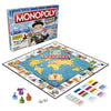 Hasbro Gaming Monopoly World Tour Board Game with Token Stampers and Dry-Erase Gameboard for Family Game Night