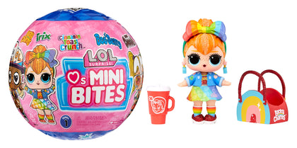 L.O.L. Surprise! LOL Surprise Loves Mini Bites Cereal Dolls with 7 Surprises, Accessories, Limited Edition Doll, Cereal Theme, Collectible Doll- Great Gift for Girls Age 4+