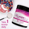 NeoCell Super Collagen Powder, Collagen Plus includes Vitamin C & Hyaluronic Acid, Promotes Healthy Hair, Beautiful Skin, & Nail Support, Collagen Type 1 & 3, 12g Collagen per Serving, 20.6 Oz