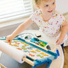 Melissa & Doug Deluxe Double-Sided Tabletop Easel (Arts & Crafts, 42 Pieces, 17.5 H x 20.75 W x 2.75 L, Great Gift for Girls and Boys - Best for 3, 4, 5 Year Olds and Up),Gold
