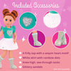 Glitter Girls GG50101Z Sparkling with Style Glittery Top and Skirt Regular Outfit 14