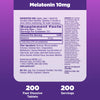 Natrol Fast Dissolve Melatonin Tablets, 10mg, 200 Count - Fall Asleep Faster, Stay Asleep Longer, Strawberry Flavor, Strengthen Immune System