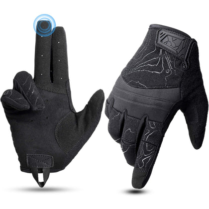 YOSUNPING Touchscreen Outdoors Gloves for Men Women for Hunting Gloves Black XL