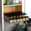 Pull Out Cabinet Organizer for Spices, Cans - Heavy Duty with 5 Year Limited Warranty- Pull Out Spice Rack- Chrome 14-3/8