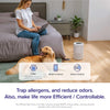 LEVOIT Air Purifier for Home Bedroom, Smart WiFi Alexa Control, Covers up to 915 Sq.Foot, 3 in 1 Filter for Allergies, Removes Pollutants, Smoke, Dust, 24dB Quiet for Bedroom, Core 200S, White