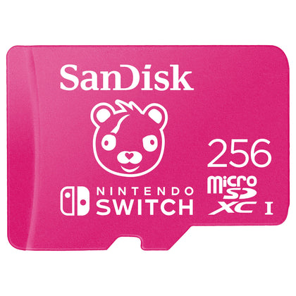 SanDisk 256GB microSDXC-Card Licensed for Nintendo-Switch, Fortnite Edition - SDSQXAO-256G-GN6ZG