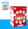 Regal Games - Farkle Dice Game - Fun Family-Friendly Dice Game - Includes Storage Cup with Lid, Six Dice, 25 Scorecards - Ideal for 2-4 Players Ages 12+