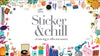 Sticker & Chill Sticker Book for Adults - 800+ Repositionable Clings Create Designs on 10 Spiral Bound Scene Pages - Easy, Fun & Stress Relieving Relaxation Activity - Succulents & Crystals Series