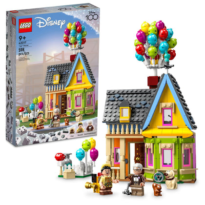 LEGO Disney and Pixar Up House 43217 for Disney 100 Celebration, Disney Toy Set for Kids and Movie Fans Ages 9 and Up, a Fun Gift for Christmas for Disney Fans and Anyone who Loves Creative Play