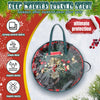 Shappy Christmas Wreath Storage Bag Plastic Storage Containers for Wreaths Container Christmas Decorative Xmas Plastic Bag Holder Handles Dual Zipper Holiday Wreath Wrapping (24 x 7 Inch,4 Pcs)