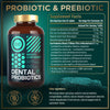 Oral Probiotics for Mouth Bad Breath - Dental Probiotics for Teeth and Gums - 3 Billion CFU Advanced Bad Breath Treatment for Mouth Health - 45 Prebiotic and Probiotic Lactobacillus Salivarius Tablets