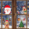 Funnlot Christmas Window Clings Large Christmas Window Decals Double Sided Christmas Snowflake Window Decals Clings for Glass Window Xmas Holiday Home Office School Decoration