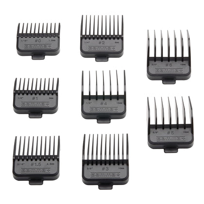 Gamma+ Professional Dub Magnetic Hair Clipper Guards from 1/16 to 3/4
