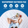 Utopia Bedding Quilted Fitted Waterproof Queen Mattress Protector, Mattress Pad Stretches up to 16 Inches Deep, Elastic Fitted Mattress Cover Mattress Topper (White)