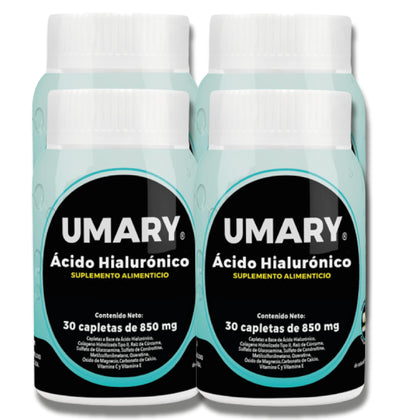 Umary Hyaluronic Acid 4 pack 30 caplets each