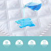 Sunny zzzZZ 6 Pack Baby Waterproof Changing Pad Liners - Quilted Thicker Ultra Soft Changing Table Cover Liners - Durable & Easy to Clean - White - 23