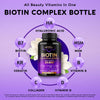 Biotin with Hyaluronic Acid, Collagen & Keratin - Vitamins for Hair Growth Support - Supplement for Women, Men - 25000 mcg Pills - Made in USA - B1 B2 B3 B6 B7 - Nails & Skin - 60 Capsules