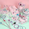Tagitary Princess Pretend Jewelry Toy 48 Pcs Jewelry Dress Up Play Set for Girls Included Tiaras Necklaces Wands Rings Earrings and Bracelets, Kids Play Jewelry Set for Girls