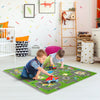 Sorbus Traffic Play mat Puzzle Foam Interlocking Tiles - Kids Road Traffic Play Rug - Children Educational Playmat Rug - Great for Playing with Toy Cars Trucks (9 Tiles with Borders)