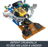 Hot Wheels Monster Trucks Arena Smashers Mega-Wrex vs. Crushzilla Takedown Playset with 1:64 Scale Mega-Wrex Toy Truck & 6 Crushable Cars