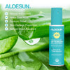 ALOESUN After Sun Face and Body Spray | Organic Aloe Vera for Sunburn Relief with Pure Lavender Essential Oil | Natural Aftersun Skin Moisturizer | Tanning Redness Treatment | Travel Size 3.4 Fl Oz