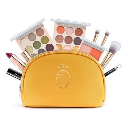 Color Nymph All In One Makeup Kit, Makeup Gift Set for Teenager Girls with Eyeshadow Palette Blush Lipstick Lip Pencil Eye Pencil Brush Mascara Portable Bag