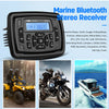 GUZARE Marine Stereo Bluetooth Waterproof Boats Golf Cart Radio Digital Media Stereo Receiver AM FM Tuner Bluetooth Streaming on ATV UTV Motorcycle and Spa Hot Tubs