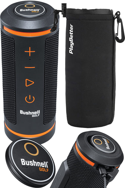 Bushnell Wingman GPS Golf Speaker with Music, Score Tracking, and 36,000+ Courses