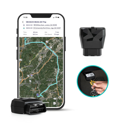 Kayo Business Fleet, GPS Tracker for Vehicles, 4G LTE & 5G, Real-Time GPS Tracking, 14-Day Free Trial, Simple Activation, Simple Plug-in Car GPS Tracker