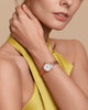 Lola Rose Elegant Women's Dress Watch with Genuine Gemstone, Ladies Multicolor Stainless Steel Bracelet Watch, Classic Gift for Women