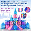 Frozen Toys for Girls Magnetic Tiles 102pcs with Dolls Princess Castle Building Toys Girls Toys Age 4-5 6-8 Magnetic Blocks Birthday Gifts & Toys for 3 4 5 6 7 8+ Year Old Xmas Gifts for Kids
