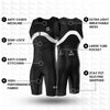 SLS3 Triathlon Suits Mens - Premium FX Tri Suit Men Triathlon - Sleeveless Trisuit Triathlon Men - Quick Drying Mens Triathlon Suit - Mens Tri Kit, Padded Skinsuit, Pocket (Black/Thunder Gray, Large)