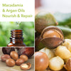 Macadamia Professional Hair Care Sulfate & Paraben Free Natural Organic Cruelty-Free Vegan Hair Products Nourishing Hair Repair Oil Treatment, 4.2oz, Clear