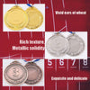 12 Pieces Metal Winner Gold Silver Bronze Award Medals With Neck Ribbon, Olympic Style, 2 Inches