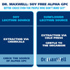 Dr. Maxwell Alpha GPC 600mg + Uridine, a Choline Enhancer. Better Than Alpha-GPC or Uridine Alone. Best Alpha GPC Choline: 2in1, Soy Free, No Fillers, USA, 60 Pills, Acetylcholine Precursor