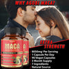 2 Packs 90 Capsules 6 Months - 8050mg Maca Root Supplement - 7in1 With Ashwagandha Root, Ginseng Root, Tribulus Terrestris & more - Reproductive Health, Strength & Immune Support