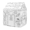 Easy Playhouse Gingerbread House - Kids Art & Craft for Indoor Fun, Color Favorite Holiday Sweets & Winter Friends- Decorate & Personalize a Cardboard Fort, 32