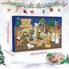 Advent Calendar 2023,24 Days of Christmas Nativity Scene Set, Fun Toys For Boys, Girls, Kids And Toddlers, Christmas Party Gifts