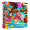 Ceaco - Brian Cook - Butts on Things - Sweet Cheeks - 500 Piece Jigsaw Puzzle