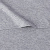 Amazon Basics Cotton Jersey 4-Piece Bed Sheet Set, Queen, Light Gray, Solid
