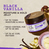 Carol's Daughter Black Vanilla Moisture and Hold Jelly, Hair Gel For Dry Hair with Shea Butter, Jojoba and Vanilla, 12 Fl Oz