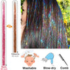 Hair Tinsel Kit (48 Inch,14 Colors, 3500 strands), Tinsel Hair Extensions with Tools, Heat Resistant Fairy Hair Tinsel Kit for Women Girls Hair Accessories