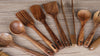 Wooden Kitchen Utensils Nonstick Kitchen Utensils Natural Teak Wood Utensils for Kitchen Kitchen Utensils Wooden Kitchen Utensils with Spatula and Ladle (10)