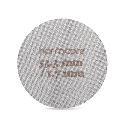 Normcore 53.3mm Puck Screen - Lower Shower Screen - Metal Contact Screen for Espresso 54mm Portafilter Filter Basket - 1.7mm Thickness 150?m - 316 Stainless Steel