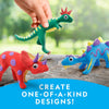 NATIONAL GEOGRAPHIC Clay Dinosaur Arts & Crafts Kit - Dinosaur Air Dry Clay for Kids Craft Kit with 5 Clay Colors, 5 Dino Skeletons, Sculpting Tool & Googly Eyes, Dinosaur Activity (Amazon Exclusive)