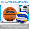 Franklin Sports Full Size Basketball / Soccer Acrylic Display Case - Magnetic Snap Together - Memorabilia - UV Protected - Sport Collectibles