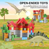 102PCS Magnetic Blocks World Set for Boys & Girls - Pixel Magnet Building Blocks Forest for Kids Age 3+ Education Sensory Games - Construction Toys Birthday