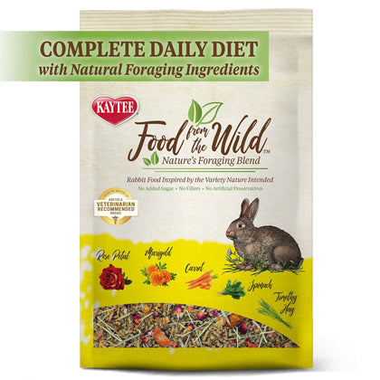 Kaytee Food from The Wild Natural Pet Rabbit Food, 4 Pound